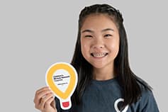 A child with a balloon