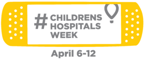 Children's Hospital week icon with April 6-12 dates