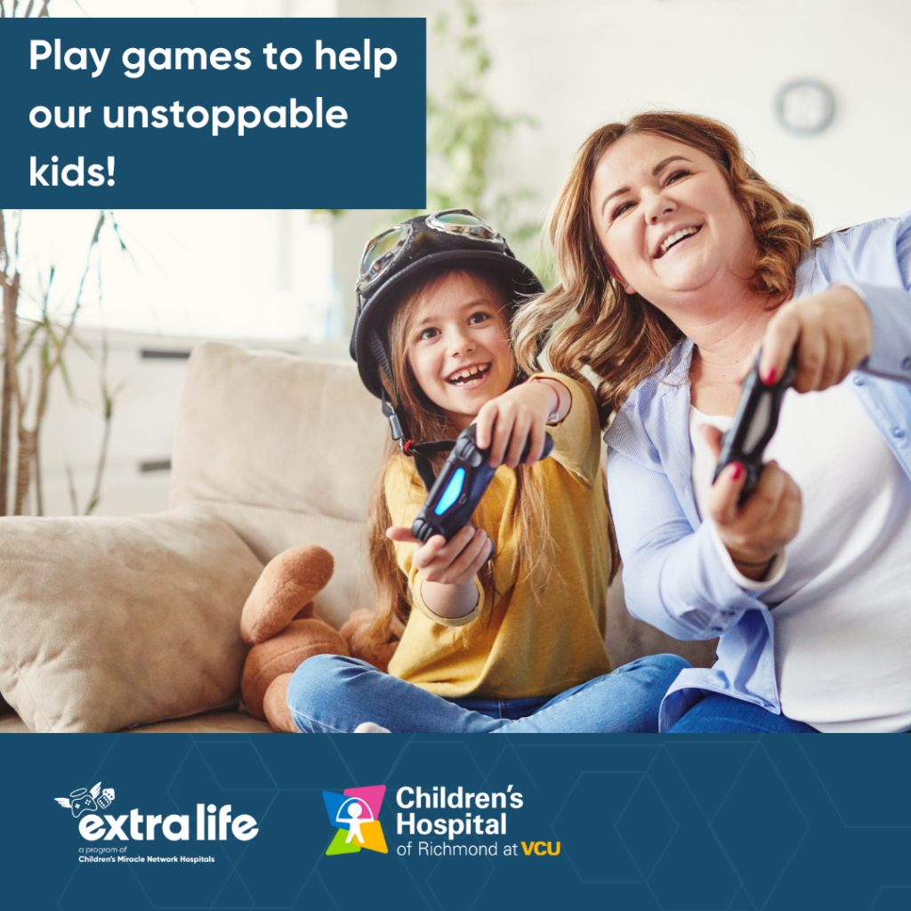 Extra Life gaming fundraiser for the Children's Miracle Network