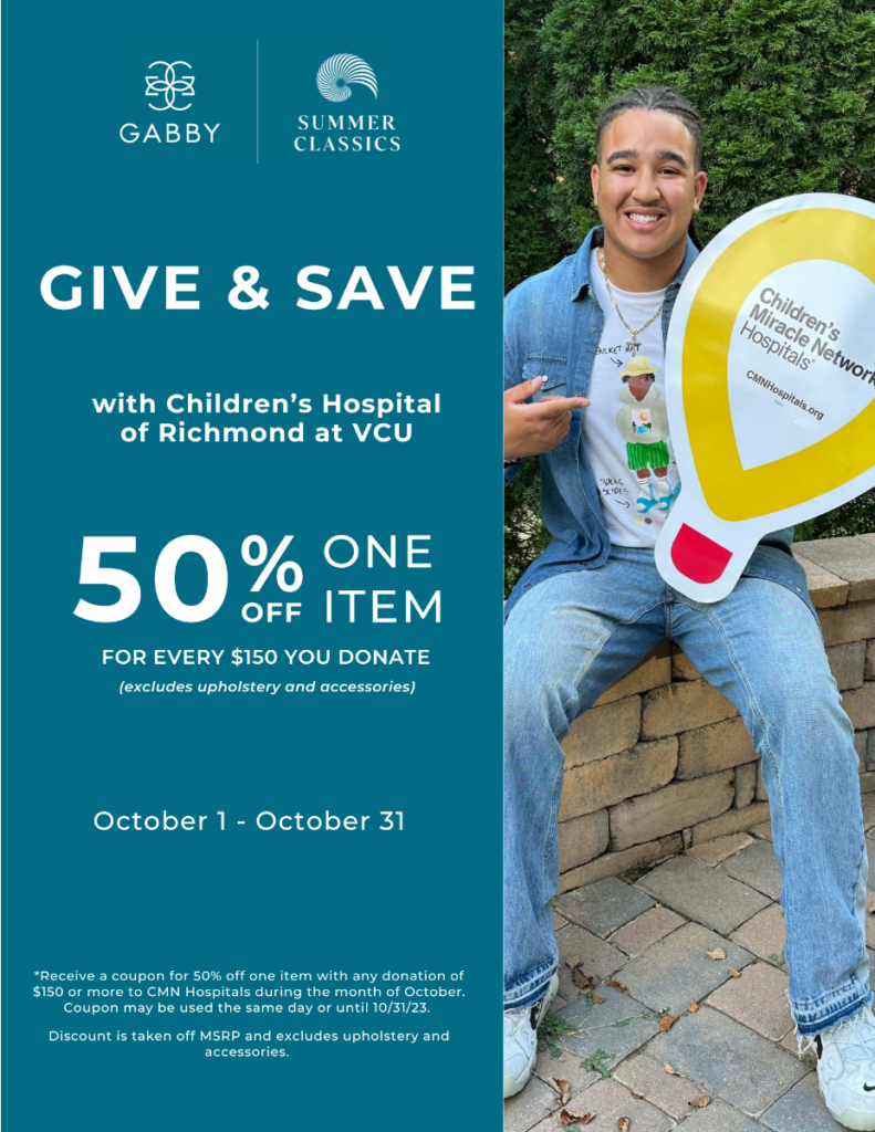 Give and Save with Gabby & Summer Classics Richmond – Children's