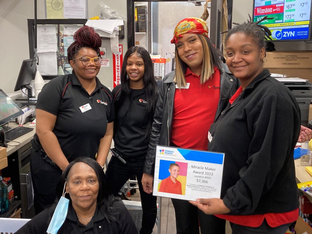Love's Travel Stops employees supporting CHoR