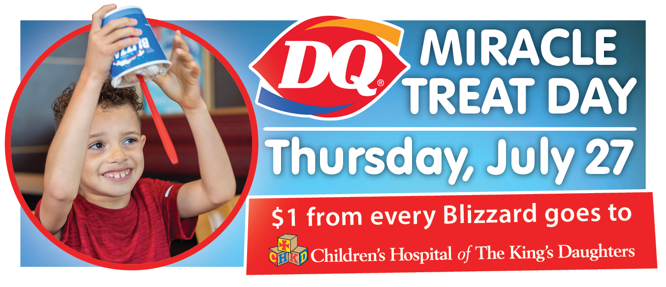 PreOrder Blizzards for your team on Miracle Treat Day! Children's