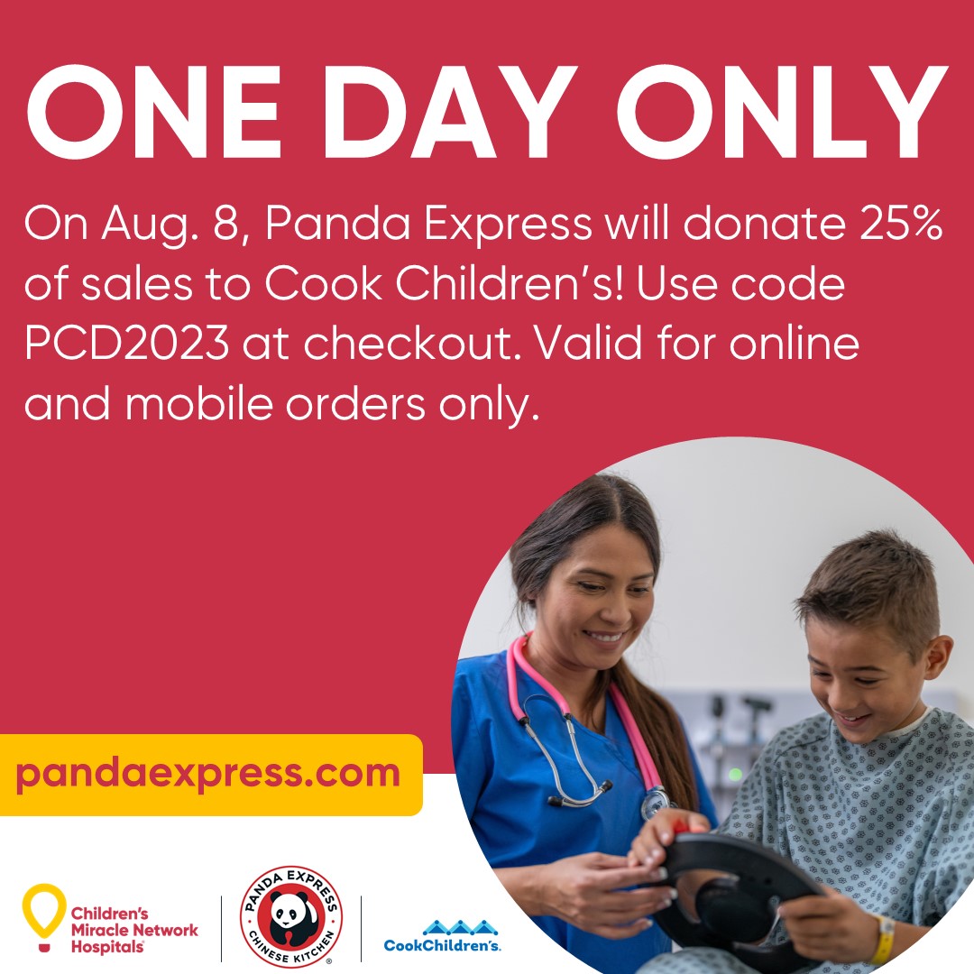 Panda Cares day! Cook Children's Medical Center