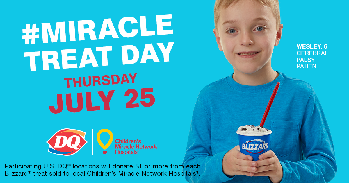 Dairy Queen Gives Back to the Kids – Dayton Children's Hospital