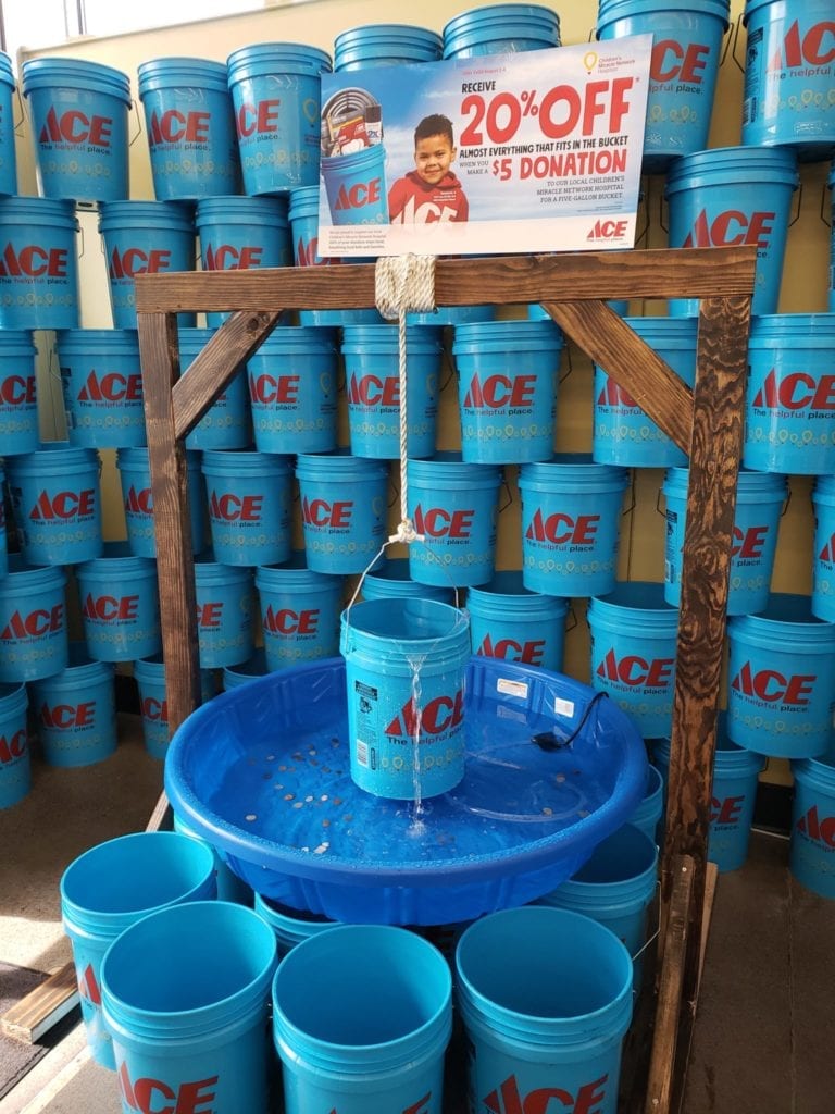 ACE MIRACLE BUCKET CAMPAIGN Gillette Children's Specialty Healthcare