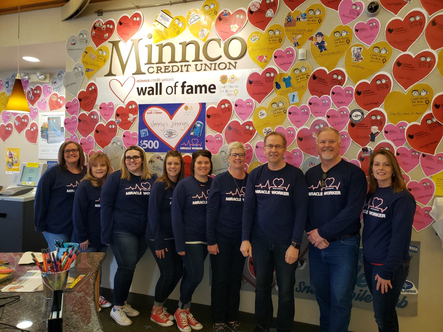Minnco Credit Union Shows Its Heart Gillette Children's Specialty