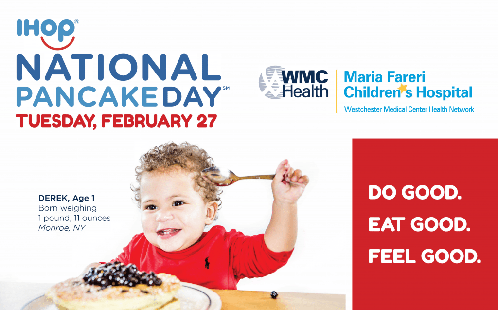 IHOP's National Pancake Day Raises More Than $52,000 for Maria Fareri Children's Hospital