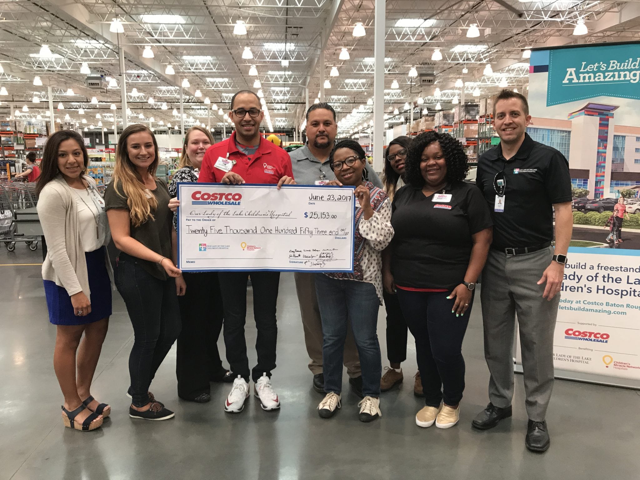 Costco Baton Rouge Raises Over 25K For New Children’s Hospital Our