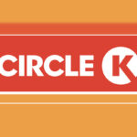 Red square with white letters that say Circle K