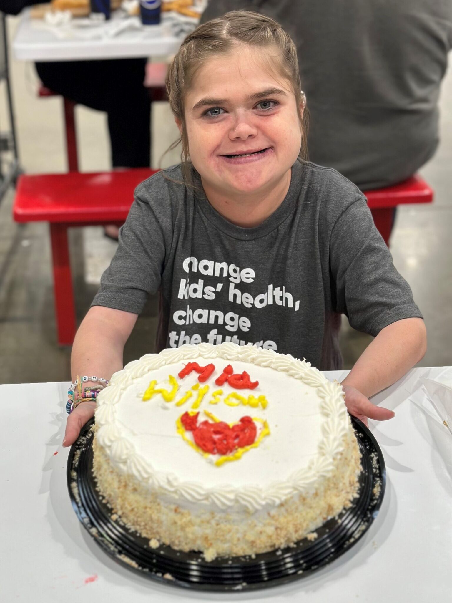 Mia with the finished product!