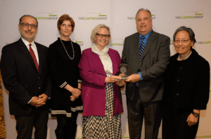 See Valley Children's Leadership accepting the Award