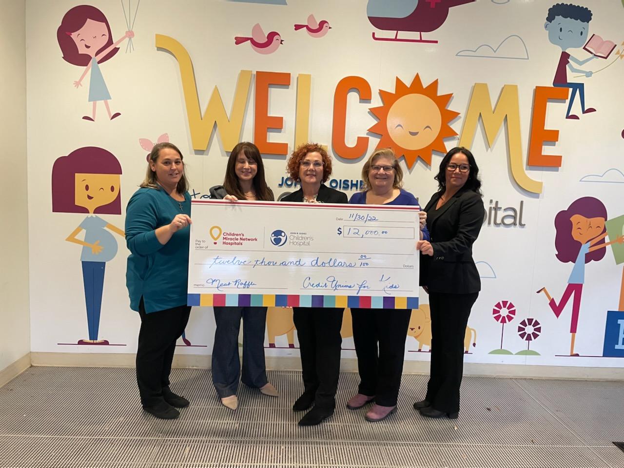 Meat Raffle Benefits Oishei Children’s Hospital Credit Unions for Kids