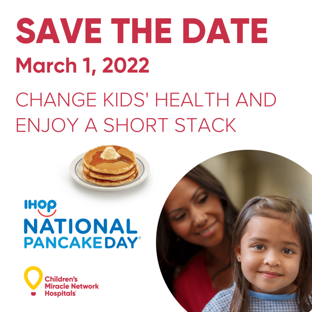 IHOP National Pancake Day Feb. 28 benefits Phoenix Children's