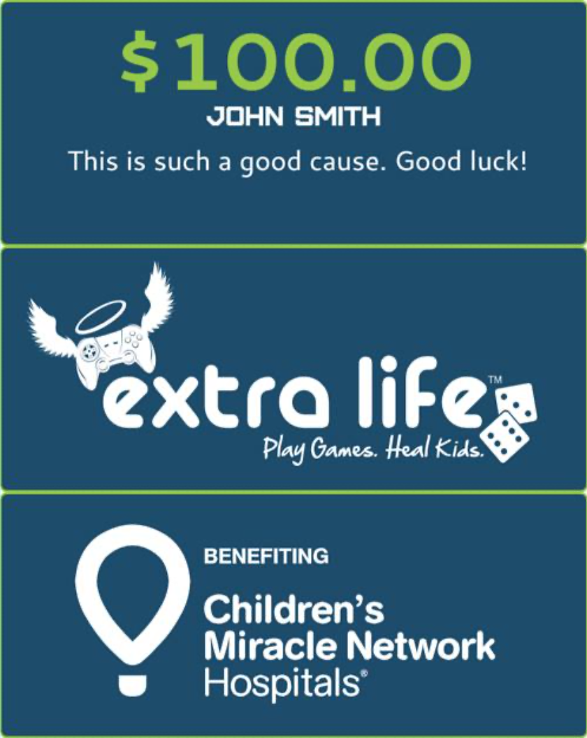 Extra Life Helper! Show real-time donation info on your stream! – Extra Life