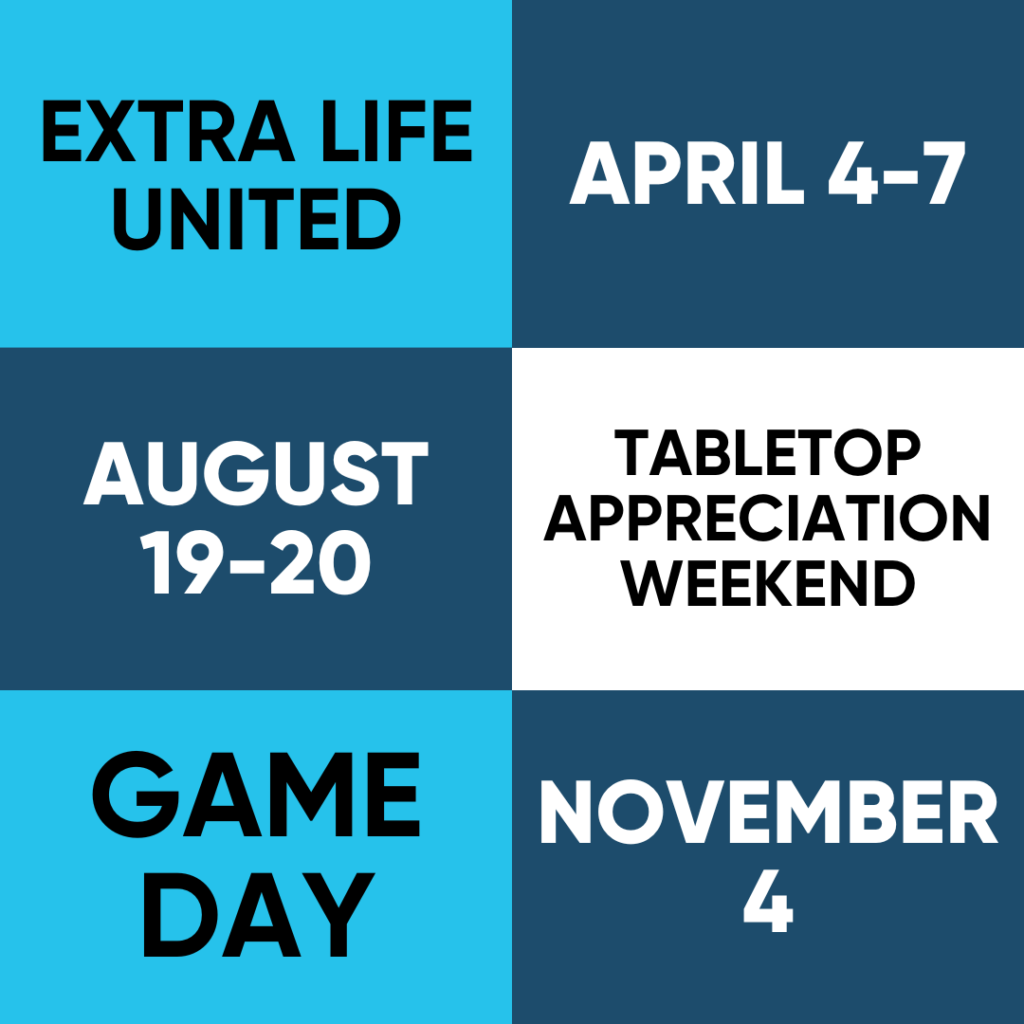 Save the Date! Extra Life 2023 Dates – Extra Life