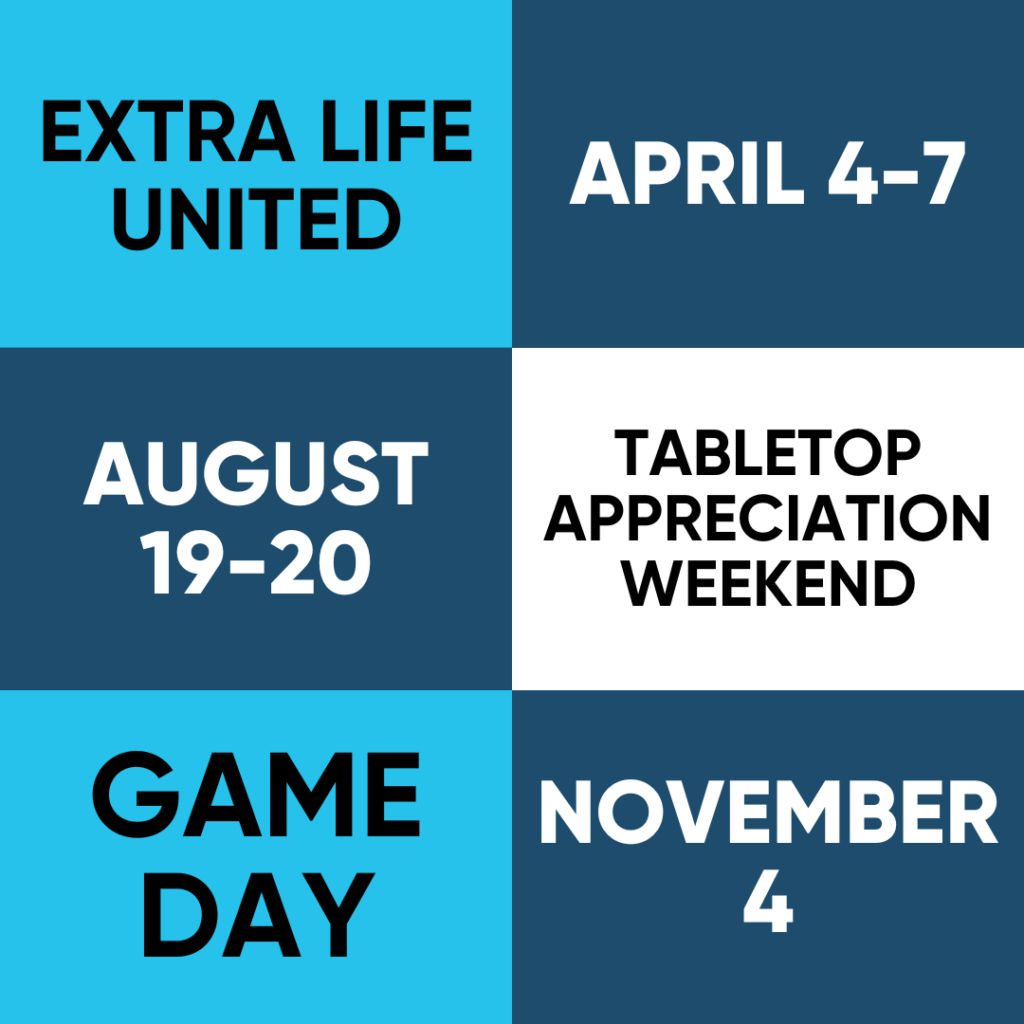 Extra Life Game Night to benefit BBCH