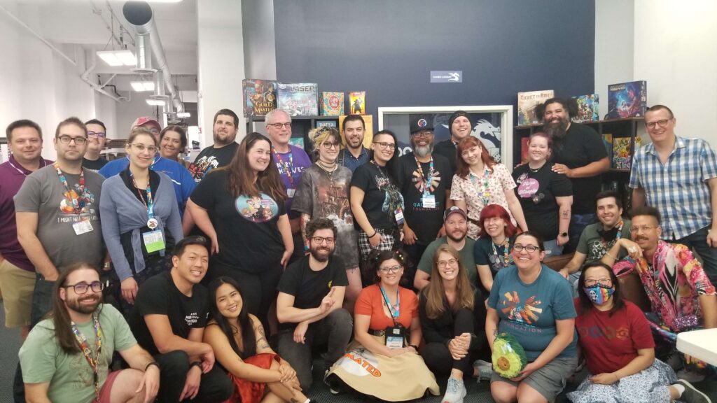 Group shot of Tabletop Live Network team.