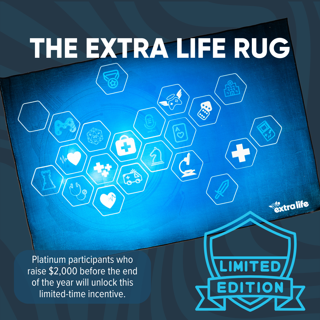 Extra Life: The Rug! A New Fundraising Incentive Designed to
