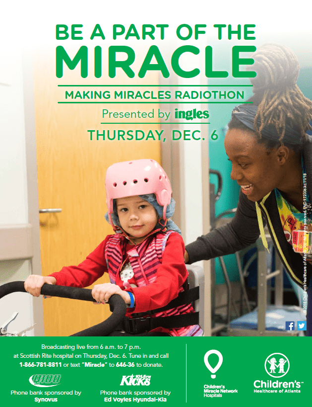 Be A Part of the Miracle! Children's Healthcare of Atlanta